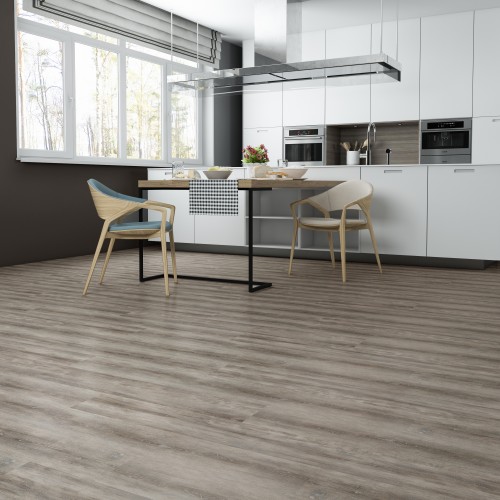 Luxury Vinyl Click-Lock Flooring - Rustic Grey